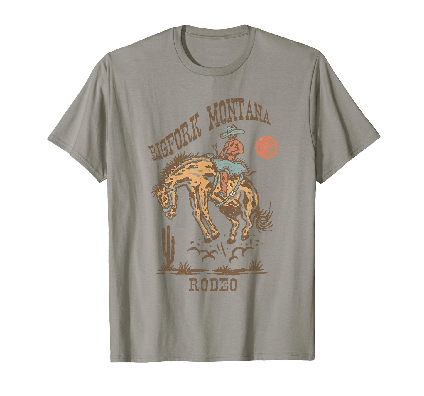 Bigfork Montana Rodeo Cowgirl T-Shirt - Casual Everyday Wear Men Women - T-Shirt, Sweatshirt, Hoodie