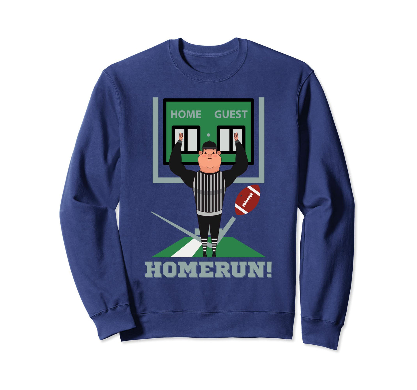 Funny Anti Football Football Ref W Sweatshirt - Trendy Graphic Men Women - T-Shirt, Sweatshirt, Hoodie