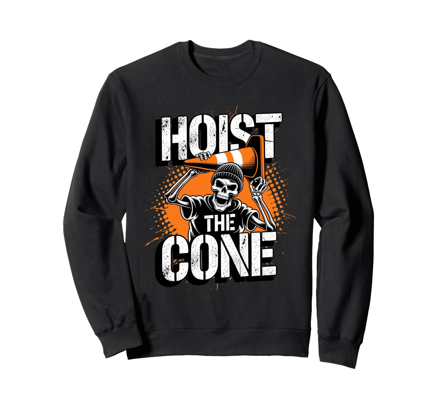 Hoist Cone Skull Funny Pirates Sweatshirt - Minimalist Print Unisex - T-Shirt, Sweatshirt, Hoodie