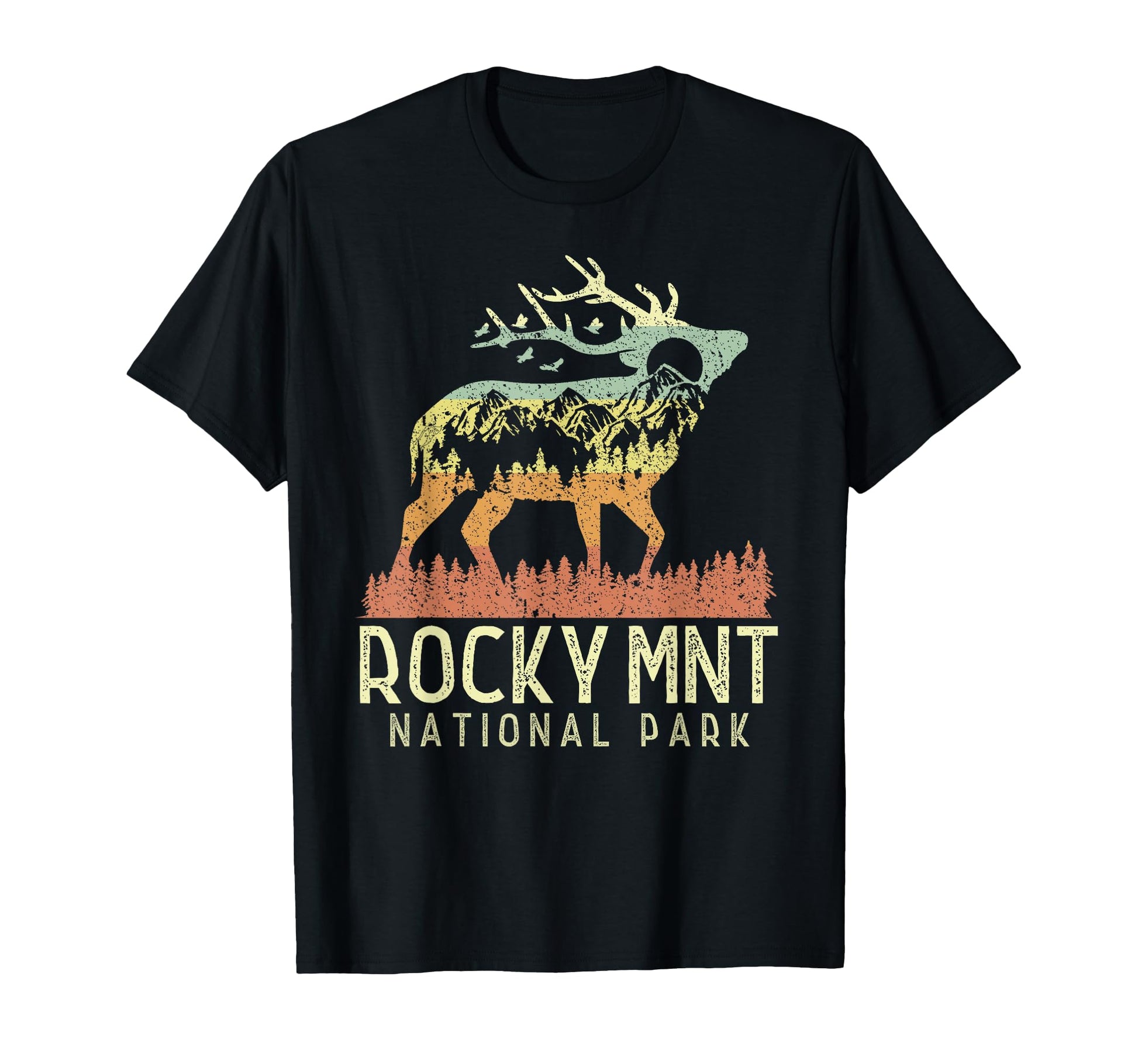 Rocky Mountain National Park Elk T-Shirt - Graphic Print for Adults - T-Shirt, Sweatshirt, Hoodie
