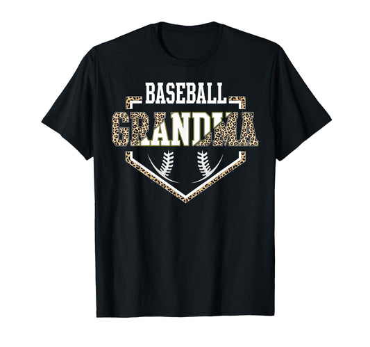 Baseball Grandma Leopard Nana Gigi T-Shirt - Streetwear Style Men Women - T-Shirt, Sweatshirt, Hoodie