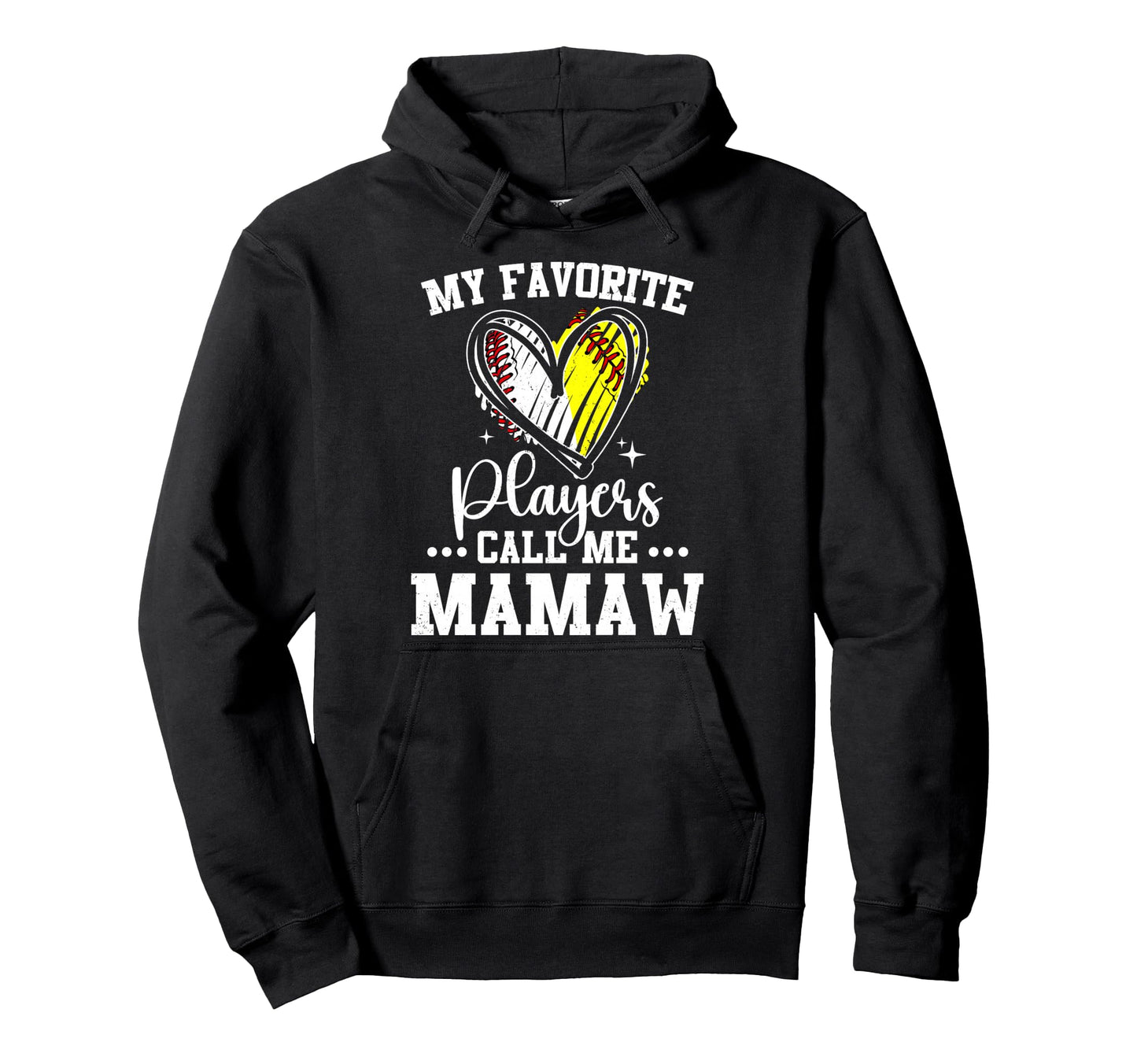 My Favorite Baseball Softball Players Call Hoodie - Trendy Graphic Unisex - T-Shirt, Sweatshirt, Hoodie