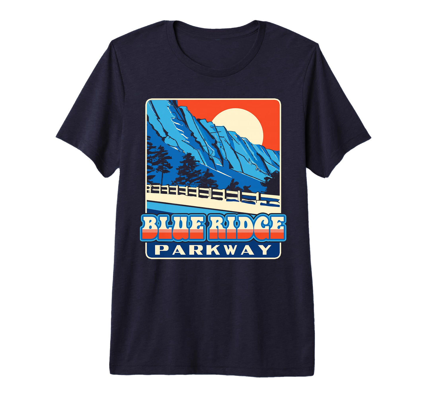Blue Ridge Parkway Wpa National Park Tri T-Shirt - Streetwear Style Unisex - T-Shirt, Sweatshirt, Hoodie