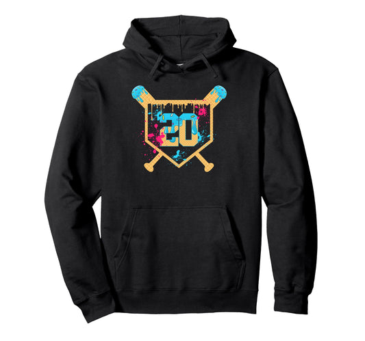 20 Years Old 20Th Birthday Baseball Ice Hoodie - Novelty Apparel Men Women - T-Shirt, Sweatshirt, Hoodie