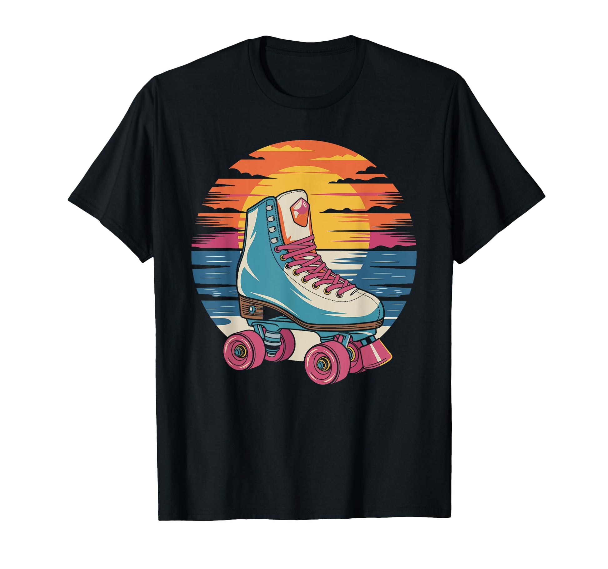 Colorful Roller Skate Lineup T-Shirt - Streetwear Style Unisex - T-Shirt, Sweatshirt, Hoodie