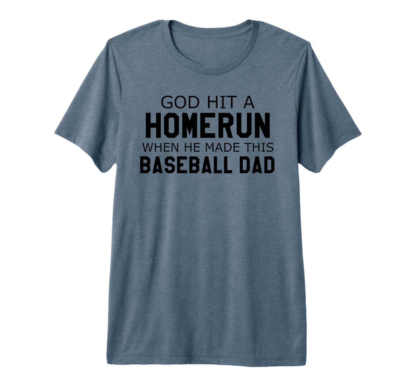 Mens God Hit Homerun When He Made T-Shirt - Aesthetic Graphic Men Women - T-Shirt, Sweatshirt, Hoodie