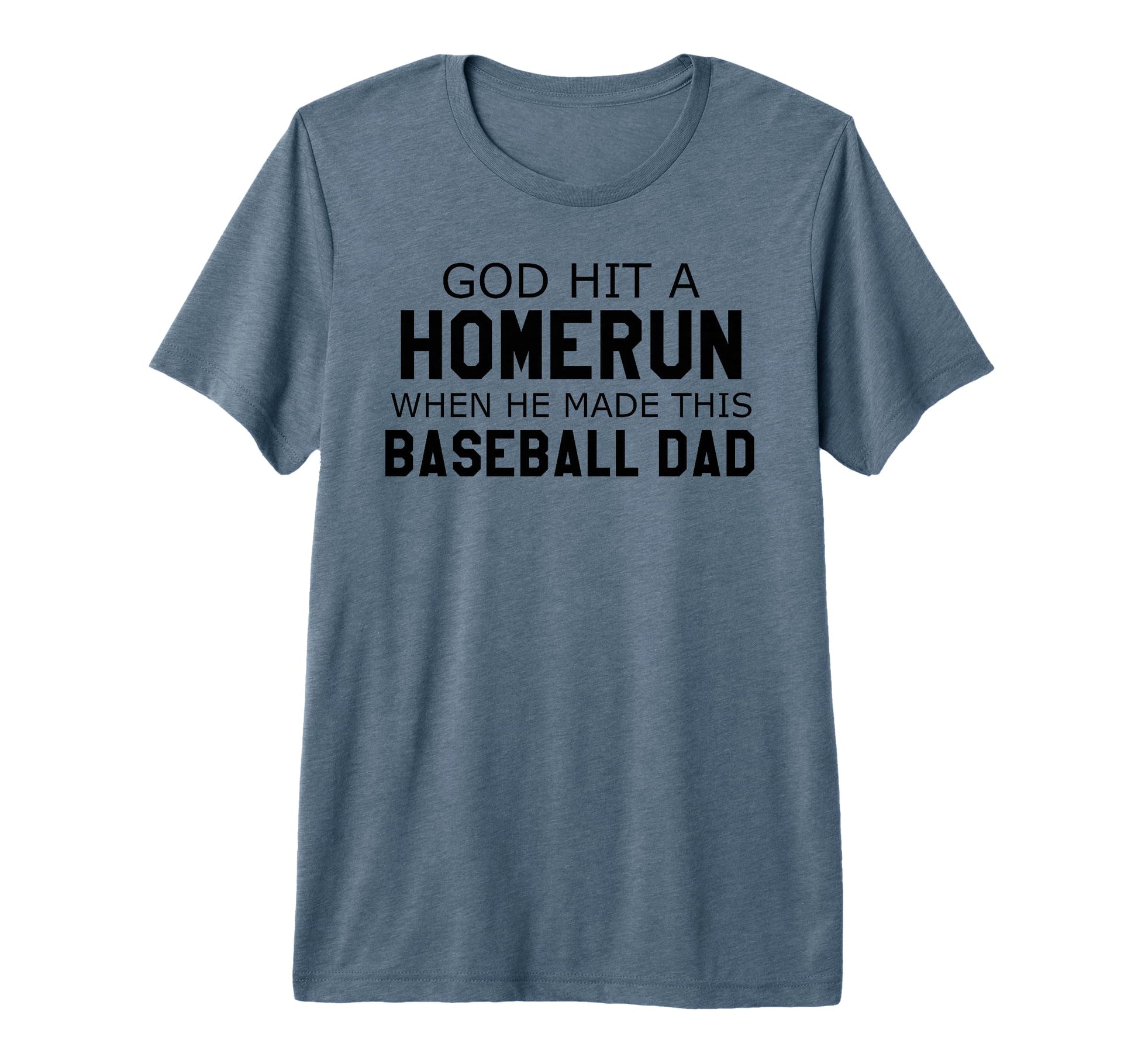 Mens God Hit Homerun When He Made T-Shirt - Aesthetic Graphic Men Women - T-Shirt, Sweatshirt, Hoodie