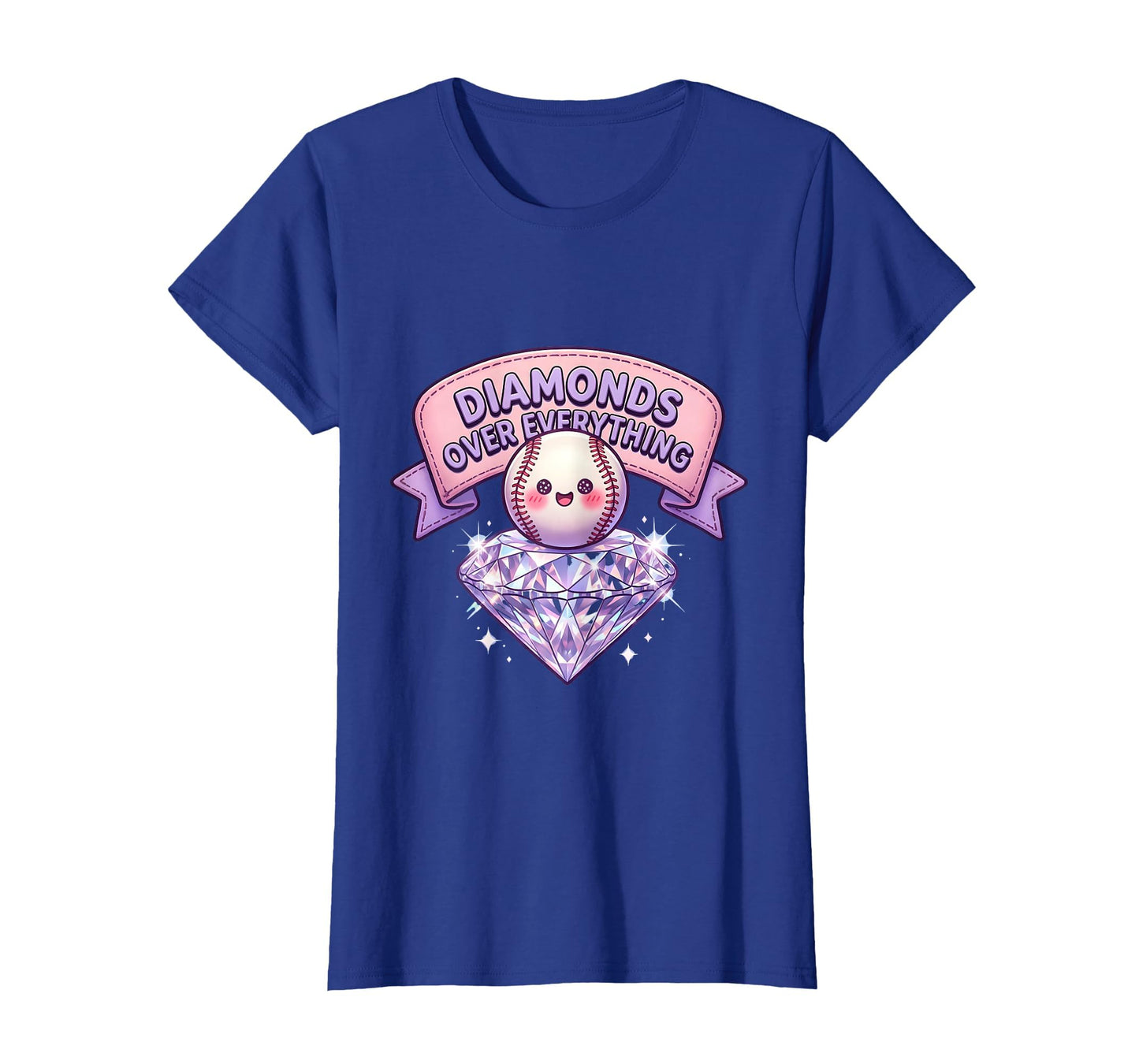 Dirt And Diamonds Baseball Diamonds T-Shirt - Fun Novelty Design Unisex - T-Shirt, Sweatshirt, Hoodie