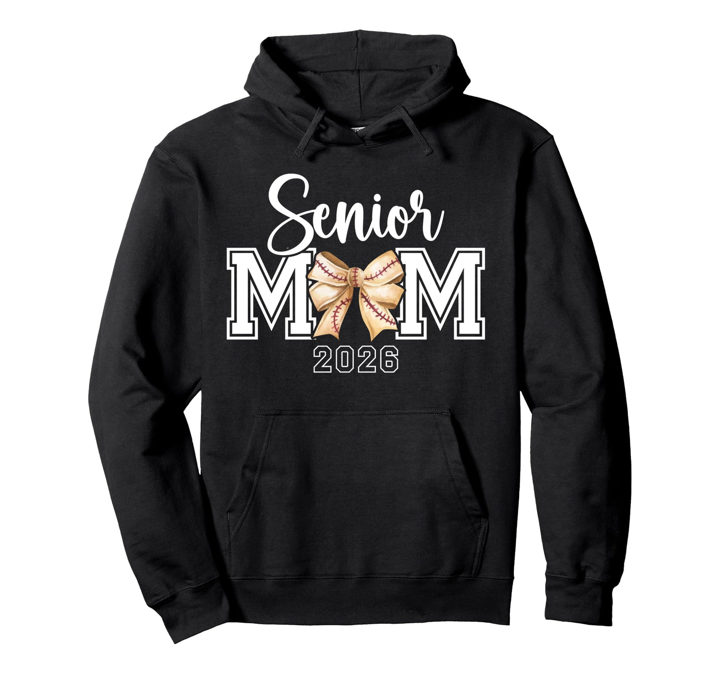 Baseball Senior Mom 2026 Baseball Hoodie - Streetwear Style Men Women - T-Shirt, Sweatshirt, Hoodie