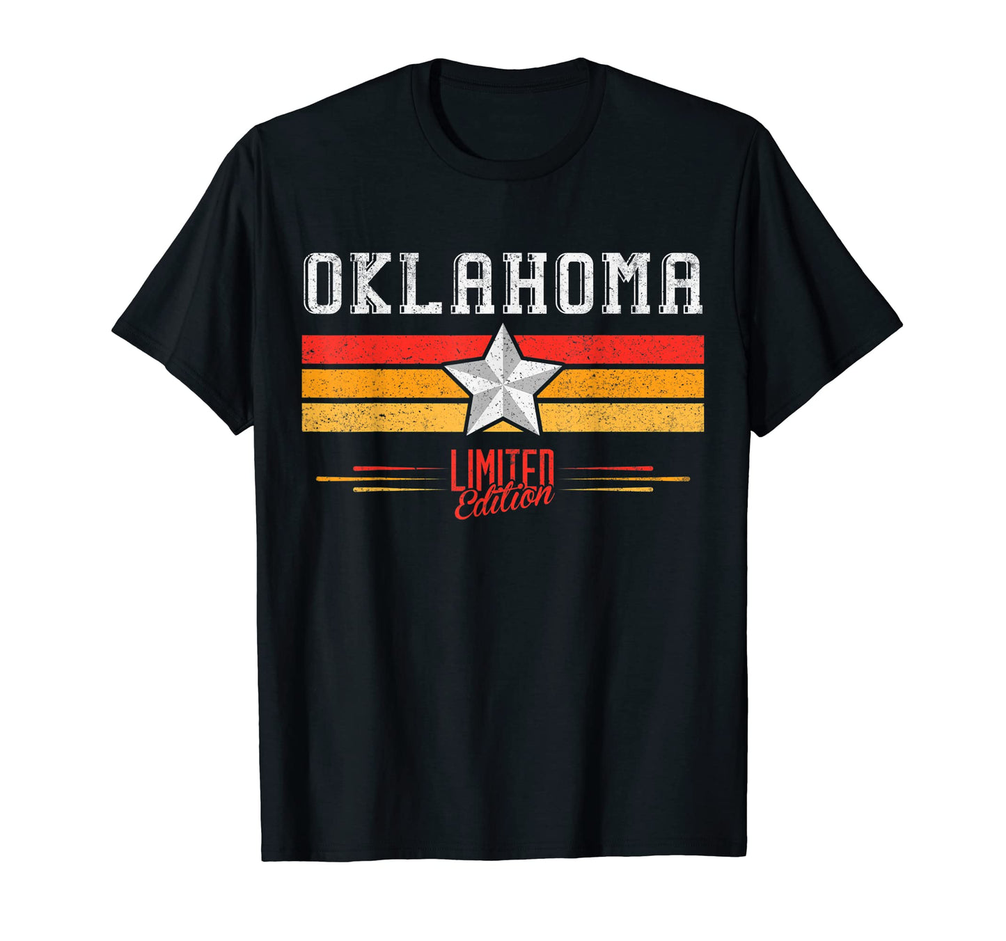 Oklahoma State Stripes Oklahoma T-Shirt - Casual Everyday Wear Men Women - T-Shirt, Sweatshirt, Hoodie