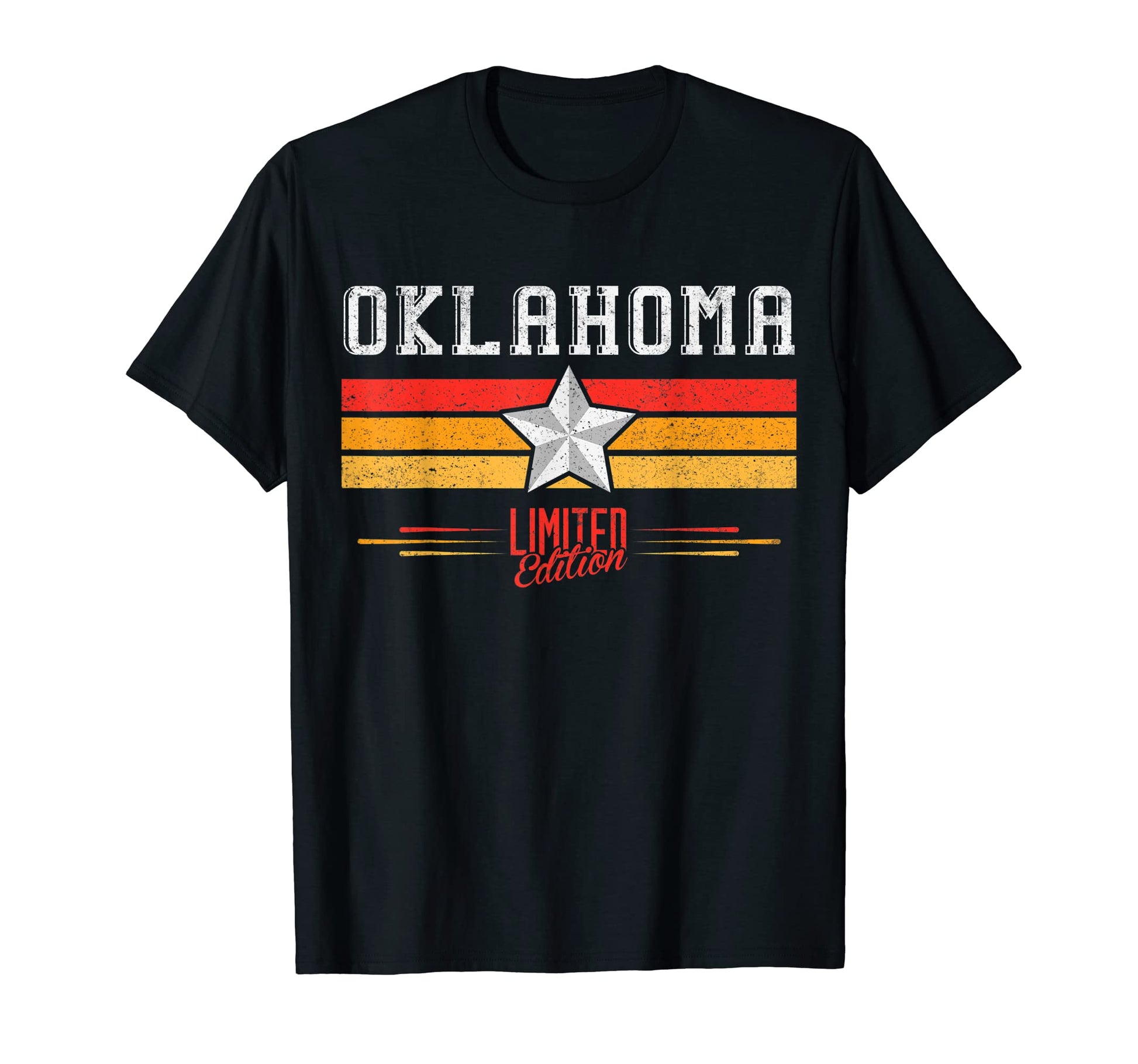 Oklahoma State Stripes Oklahoma T-Shirt - Casual Everyday Wear Men Women - T-Shirt, Sweatshirt, Hoodie