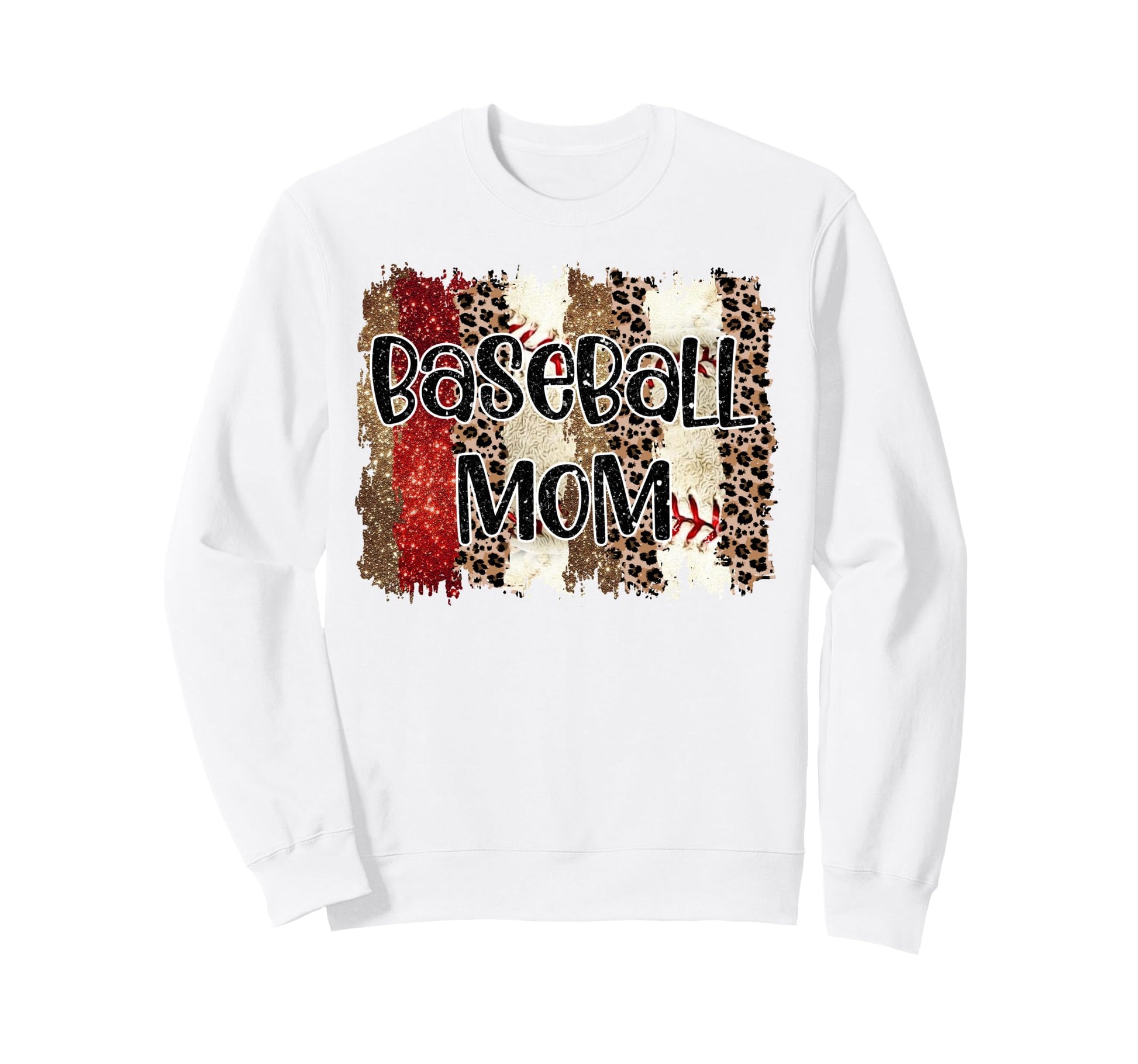 Blessed Leopard Baseball Mother Sweatshirt - Streetwear Style for Adults - T-Shirt, Sweatshirt, Hoodie