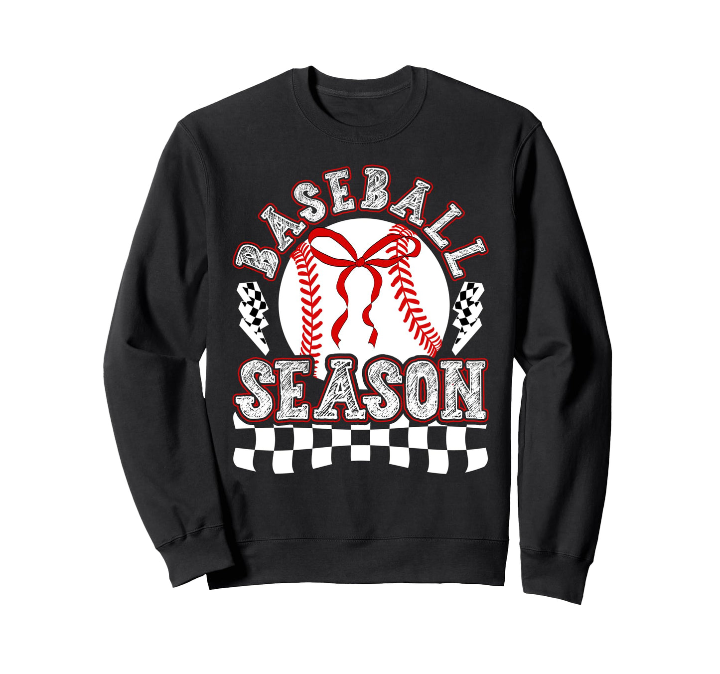 Baseball Season Baseball Game Sweatshirt - Aesthetic Graphic for Adults - T-Shirt, Sweatshirt, Hoodie