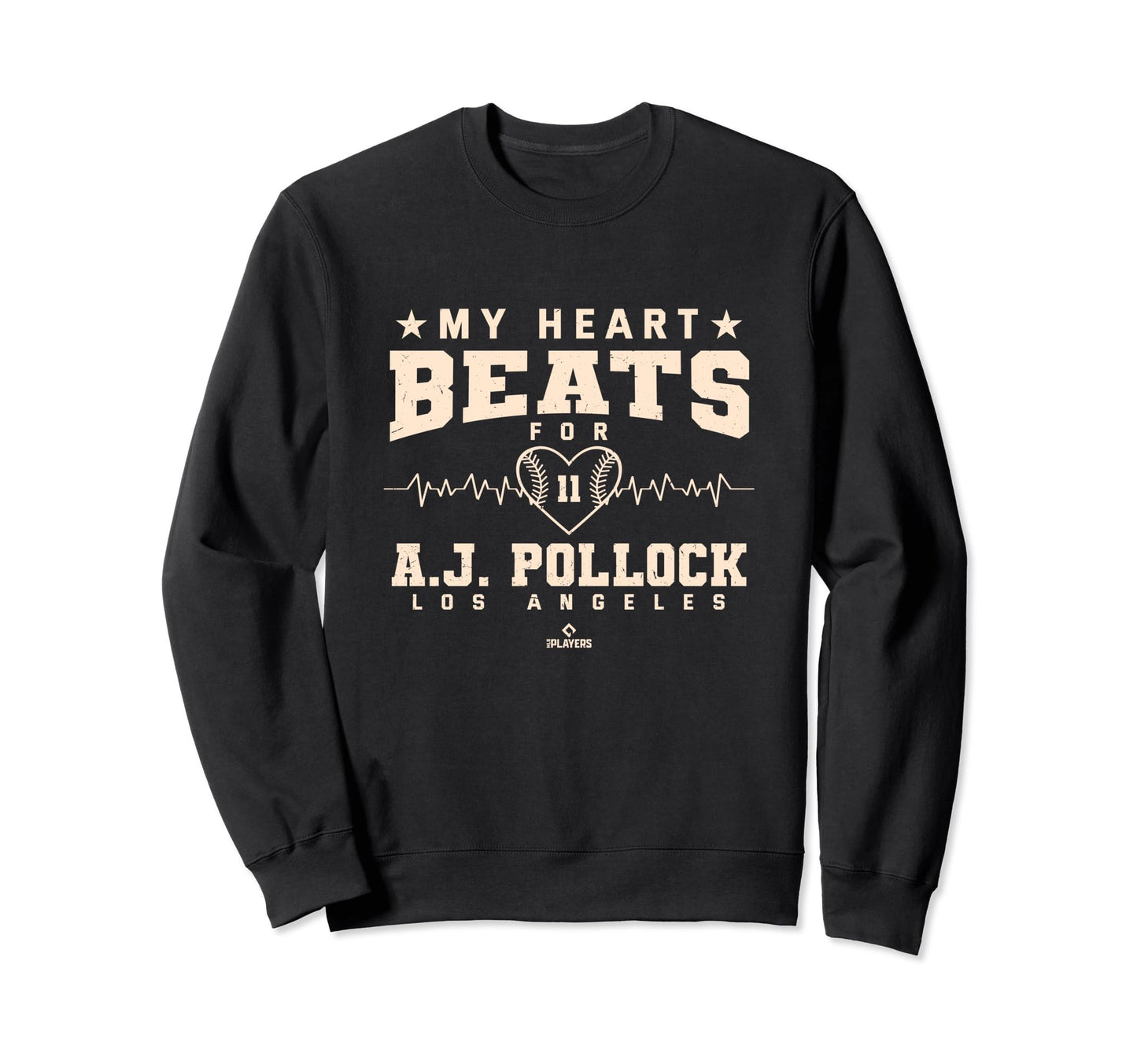 My Heart Beats Aj Pollock Sweatshirt - Casual Everyday Wear Unisex - T-Shirt, Sweatshirt, Hoodie