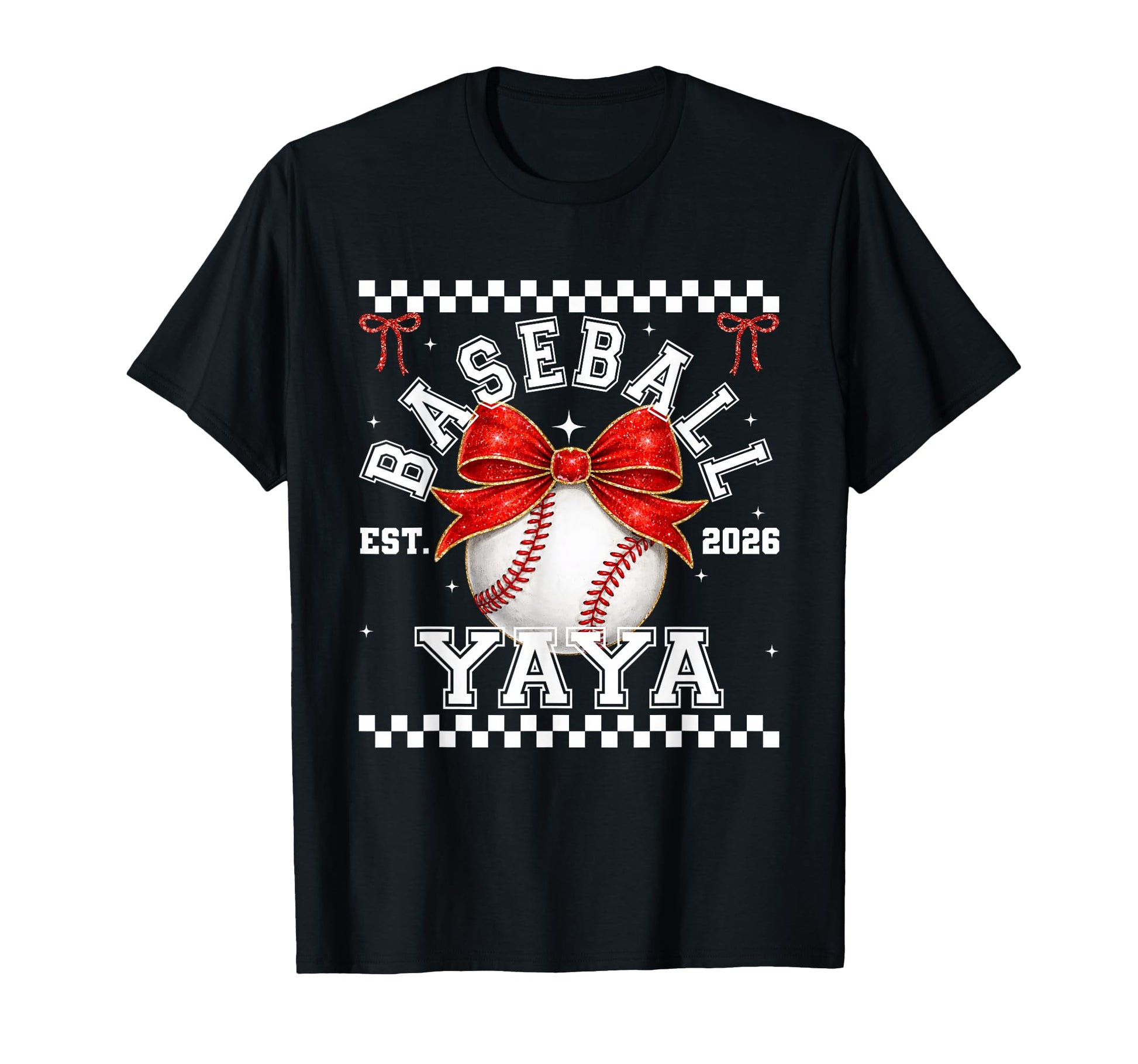 Baseball Yaya Coquette Family Matching T-Shirt - Unique Graphic for Adults - T-Shirt, Sweatshirt, Hoodie