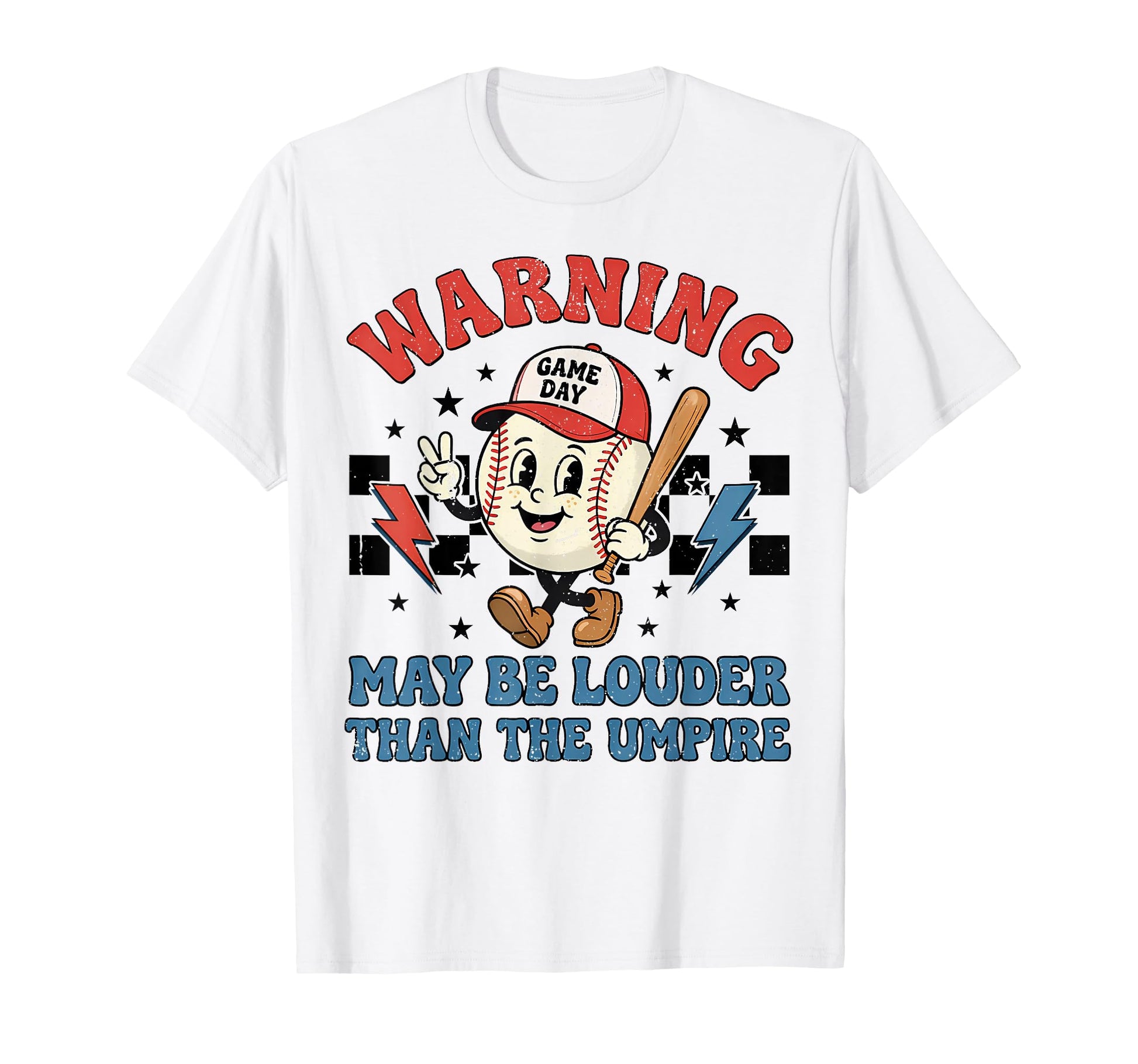 Warning May Be Louder Than Umpire T-Shirt - Aesthetic Graphic Men Women - T-Shirt, Sweatshirt, Hoodie