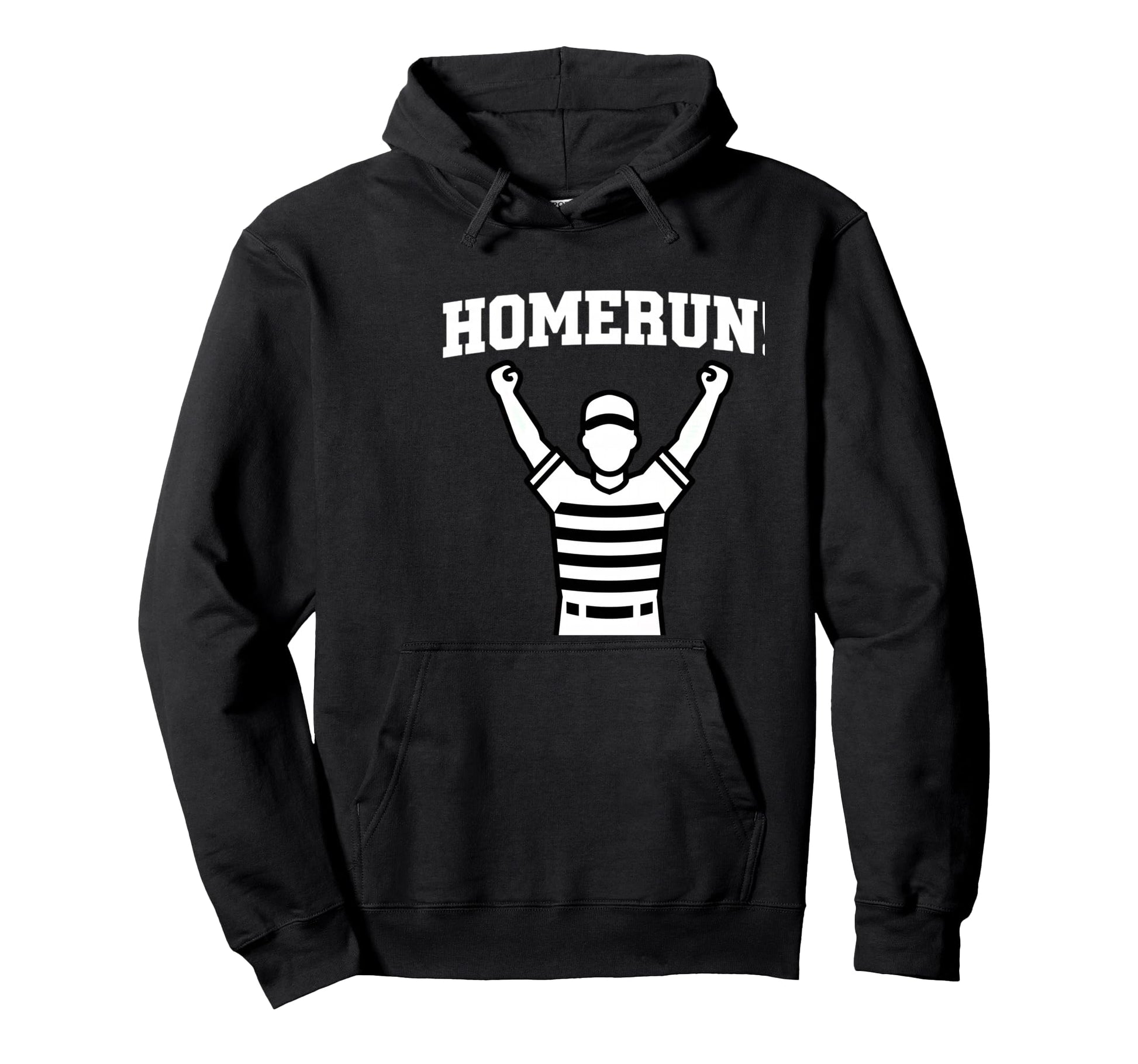 Homerun Baseball Fan Funny Player Hoodie - Streetwear Style Men Women - T-Shirt, Sweatshirt, Hoodie