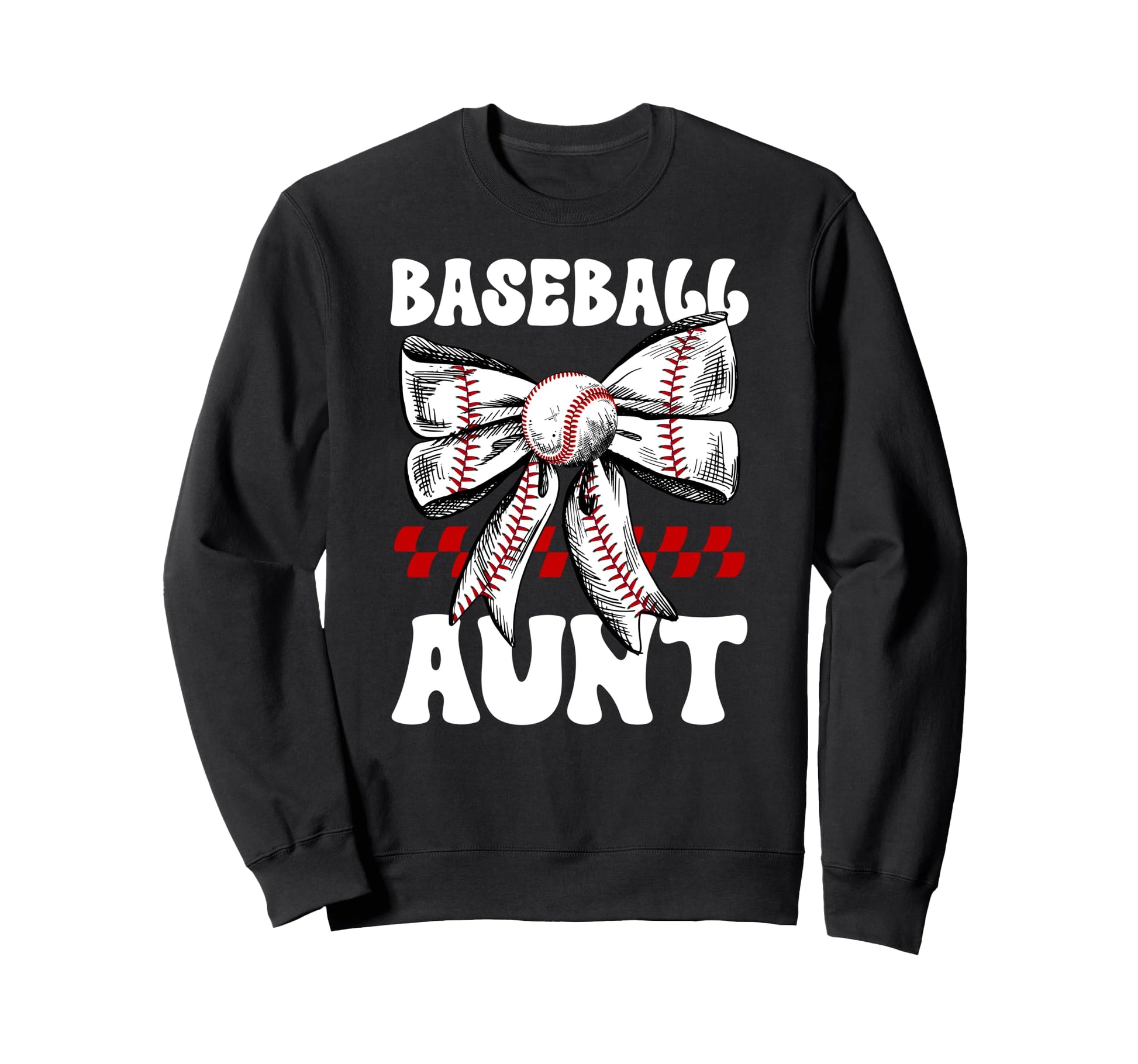 Baseball Aunt Baseball Player Sweatshirt - Minimalist Print for Adults - T-Shirt, Sweatshirt, Hoodie