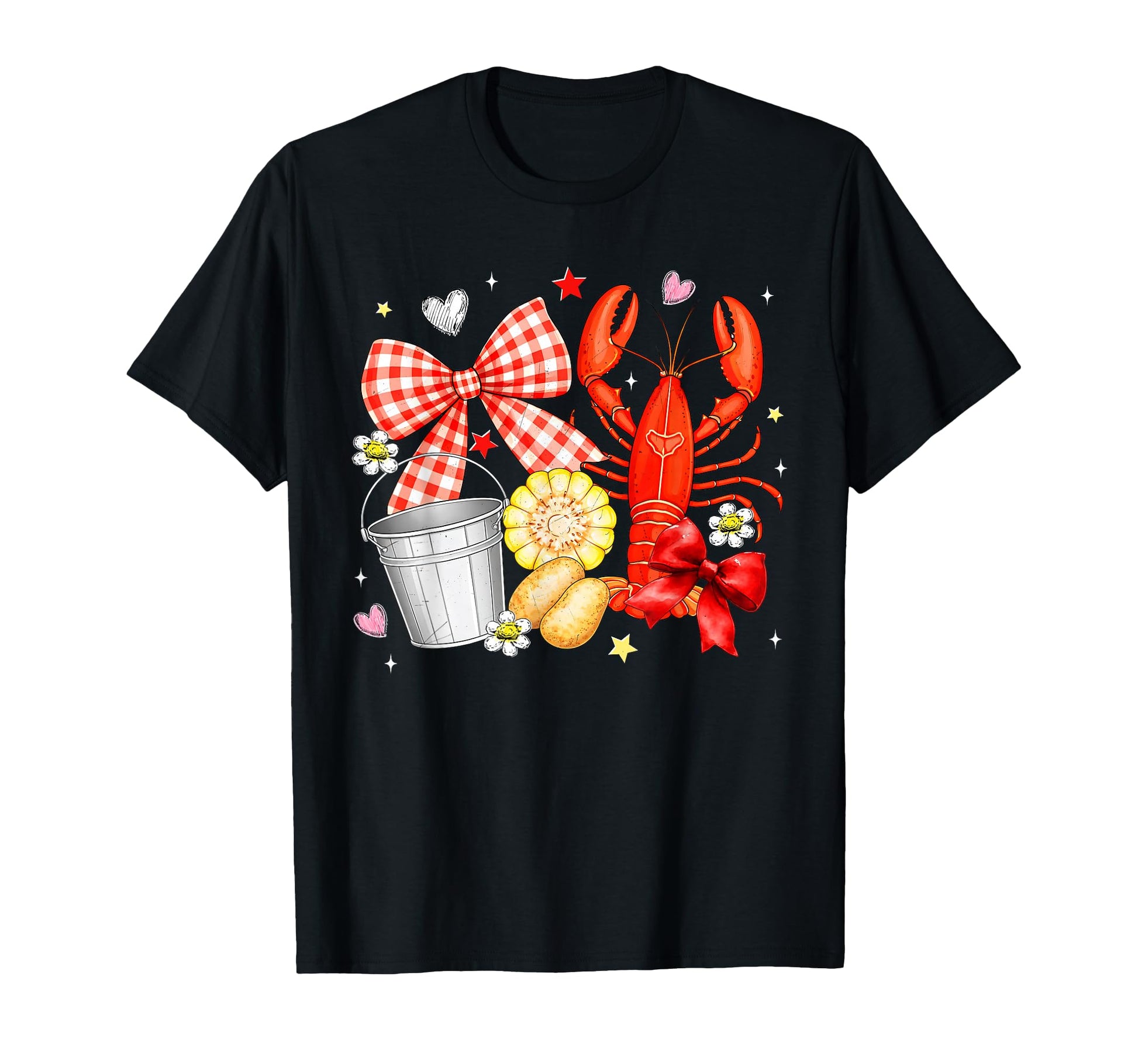 Funny Bow Coquette Crawfish Boil Y2K T-Shirt - Trendy Graphic Men Women - T-Shirt, Sweatshirt, Hoodie