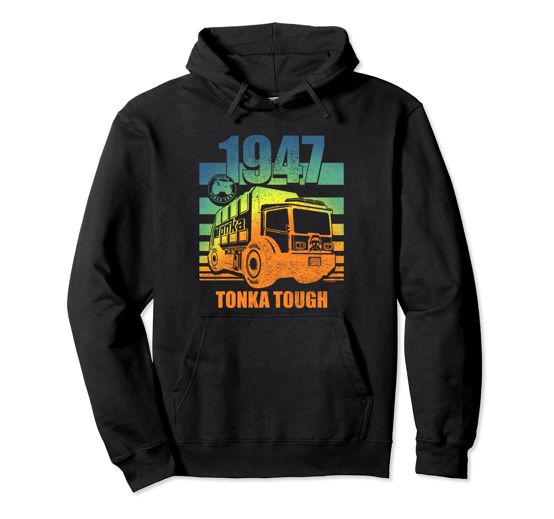 Tonka Trash Truck Stripe Tonka Tough Hoodie - Aesthetic Graphic for Adults - T-Shirt, Sweatshirt, Hoodie