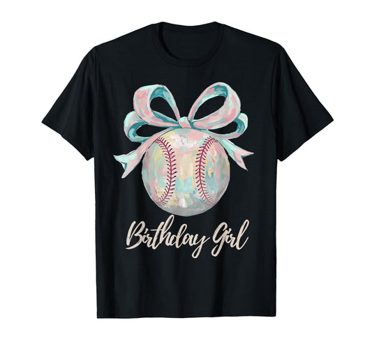 Baseball Birthday Sporty Daughter T-Shirt - Novelty Apparel Unisex - T-Shirt, Sweatshirt, Hoodie