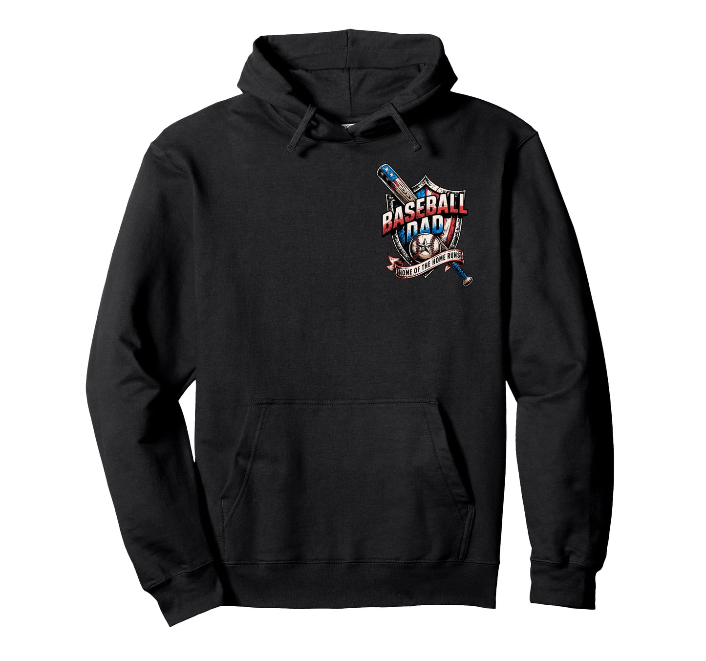 Home Home Runs American Baseball Dad Hoodie - Novelty Apparel for Adults - T-Shirt, Sweatshirt, Hoodie