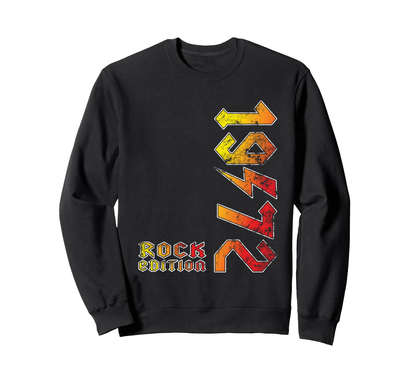 1972 Rock Music Lovers Gift Sweatshirt - Novelty Apparel for Adults - T-Shirt, Sweatshirt, Hoodie