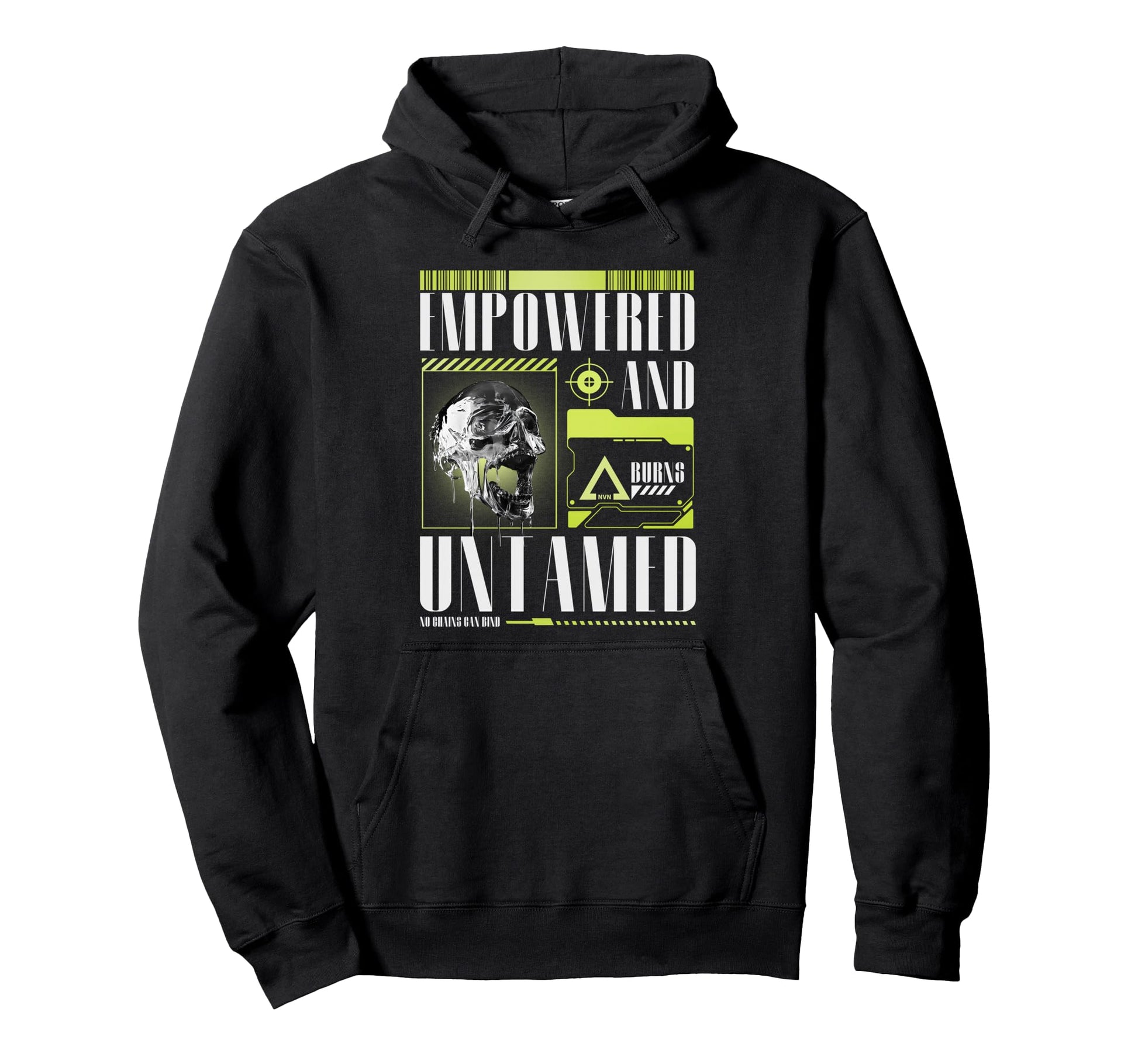 Y2K Empowered Bold Urban Graffiti Hoodie - Casual Everyday Wear Men Women - T-Shirt, Sweatshirt, Hoodie