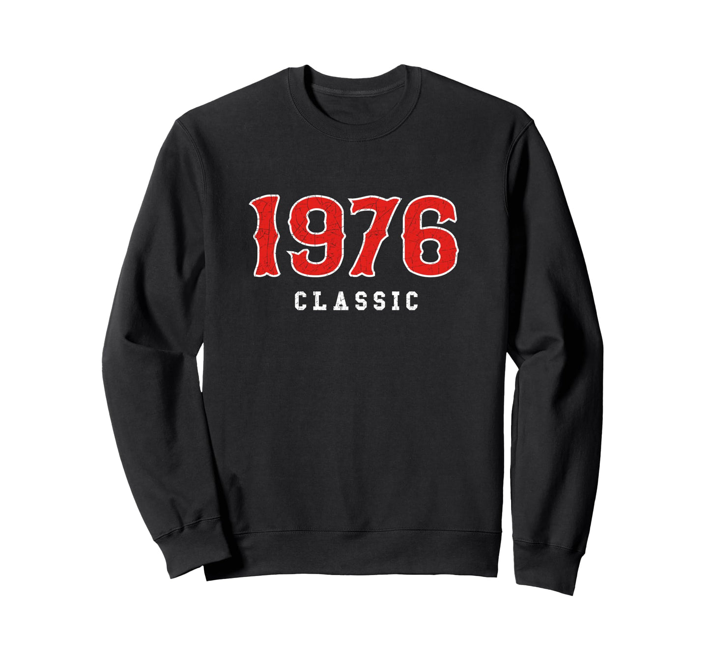 50 Year Old 1976 Baseball Fan Sweatshirt - Fun Novelty Design for Adults - T-Shirt, Sweatshirt, Hoodie