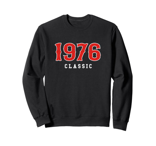 50 Year Old 1976 Baseball Fan Sweatshirt - Fun Novelty Design for Adults - T-Shirt, Sweatshirt, Hoodie