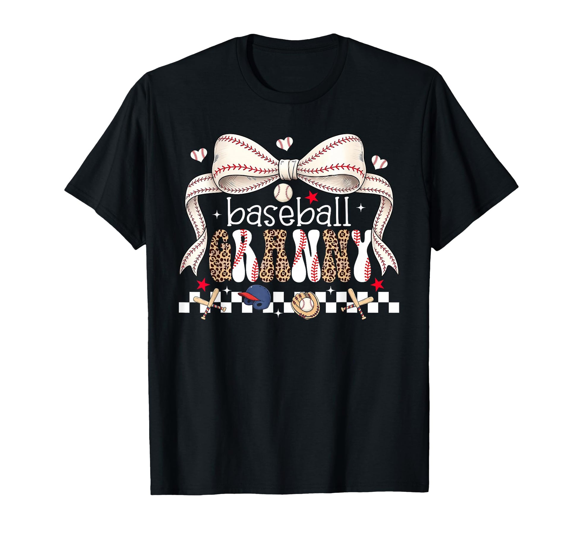 Baseball Granny Coquette Bow Baseball T-Shirt - Fun Novelty Design Unisex - T-Shirt, Sweatshirt, Hoodie