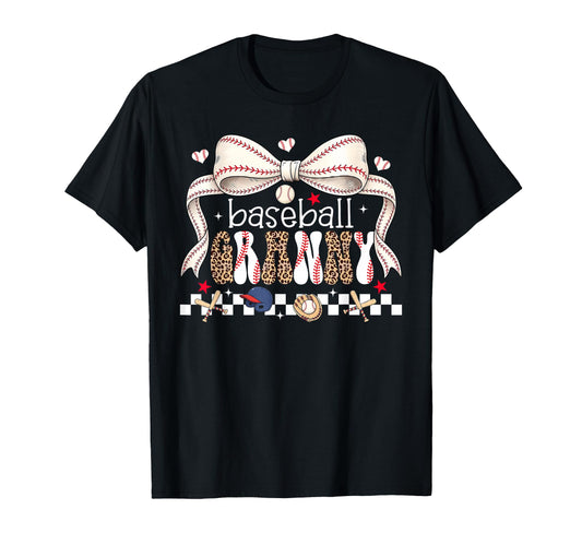 Baseball Granny Coquette Bow Baseball T-Shirt - Fun Novelty Design Unisex - T-Shirt, Sweatshirt, Hoodie