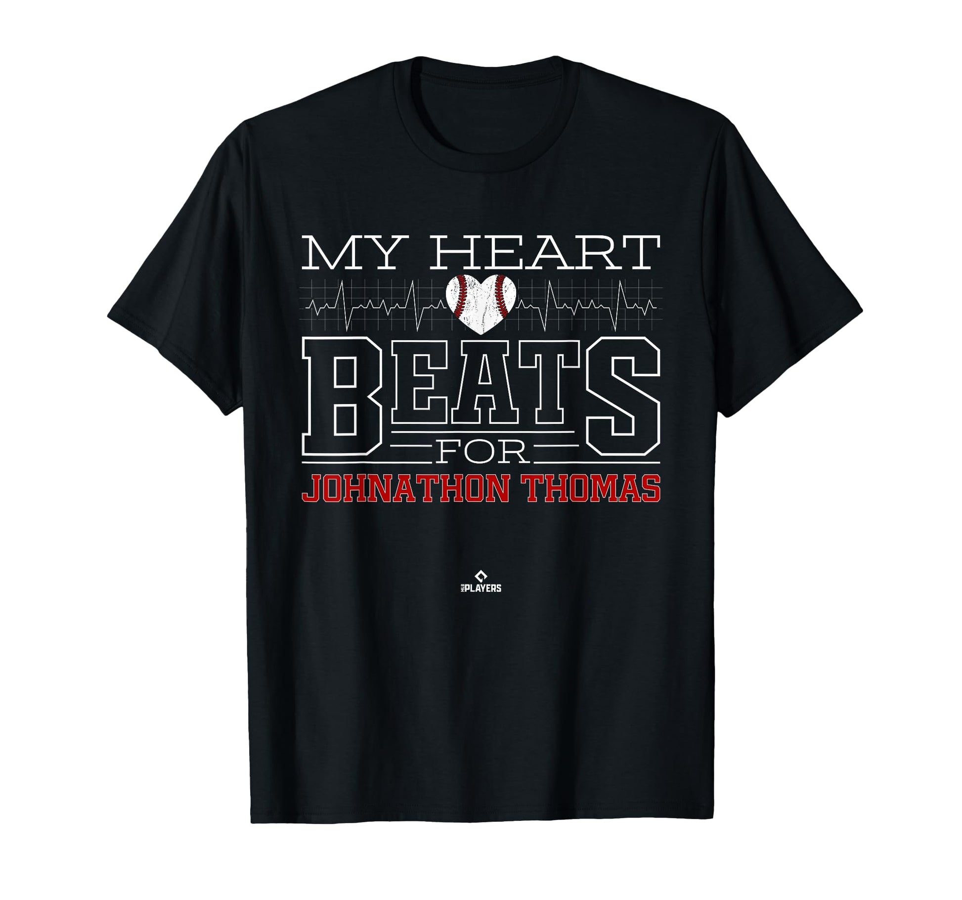 My Heart Beats Johnathon Thomas T-Shirt - Fun Novelty Design for Adults - T-Shirt, Sweatshirt, Hoodie