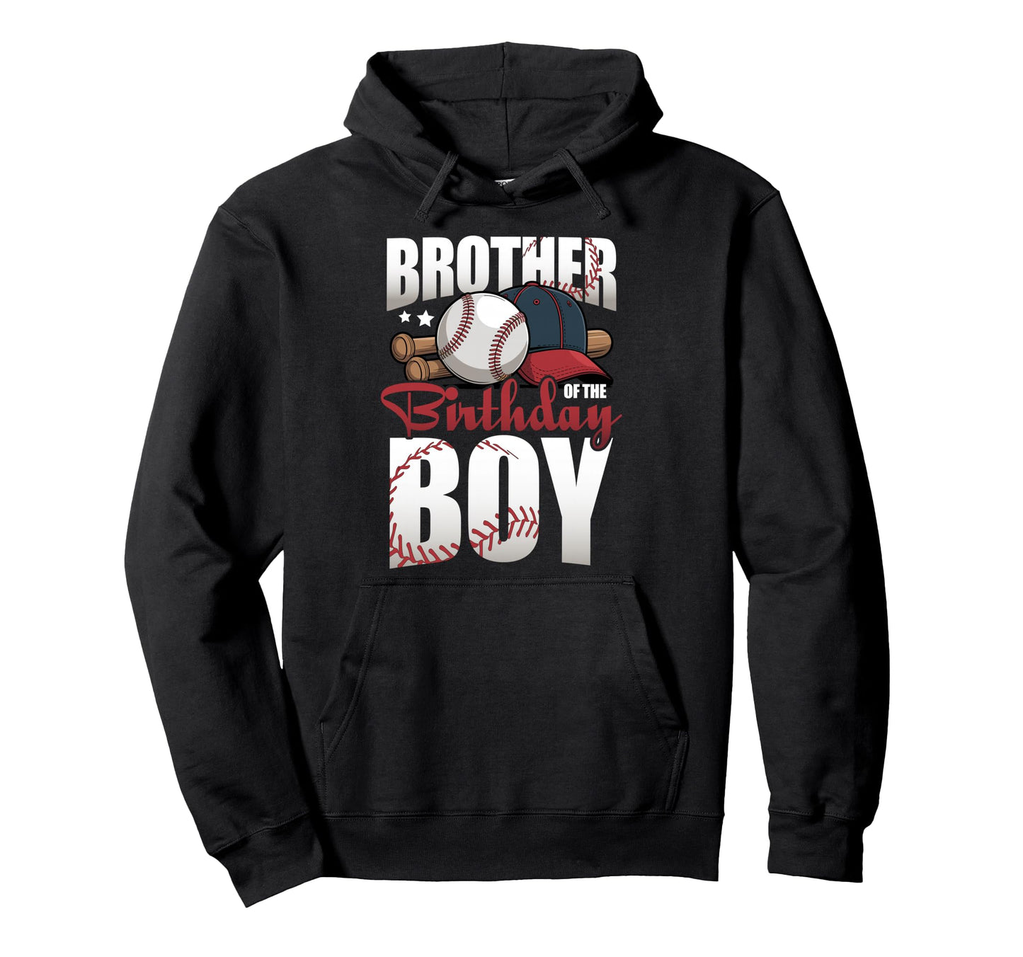 Brother Birthday Matching Baseball Hoodie - Novelty Apparel Men Women - T-Shirt, Sweatshirt, Hoodie