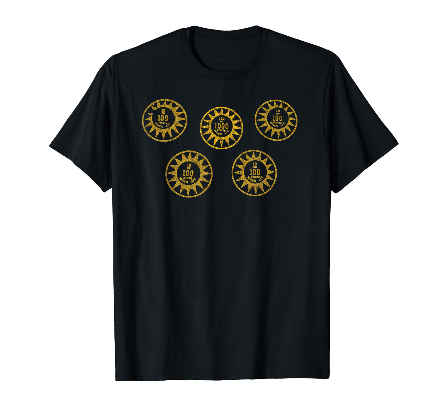 Arcade Pinball Bumpers T-Shirt - Unique Graphic Men Women - T-Shirt, Sweatshirt, Hoodie