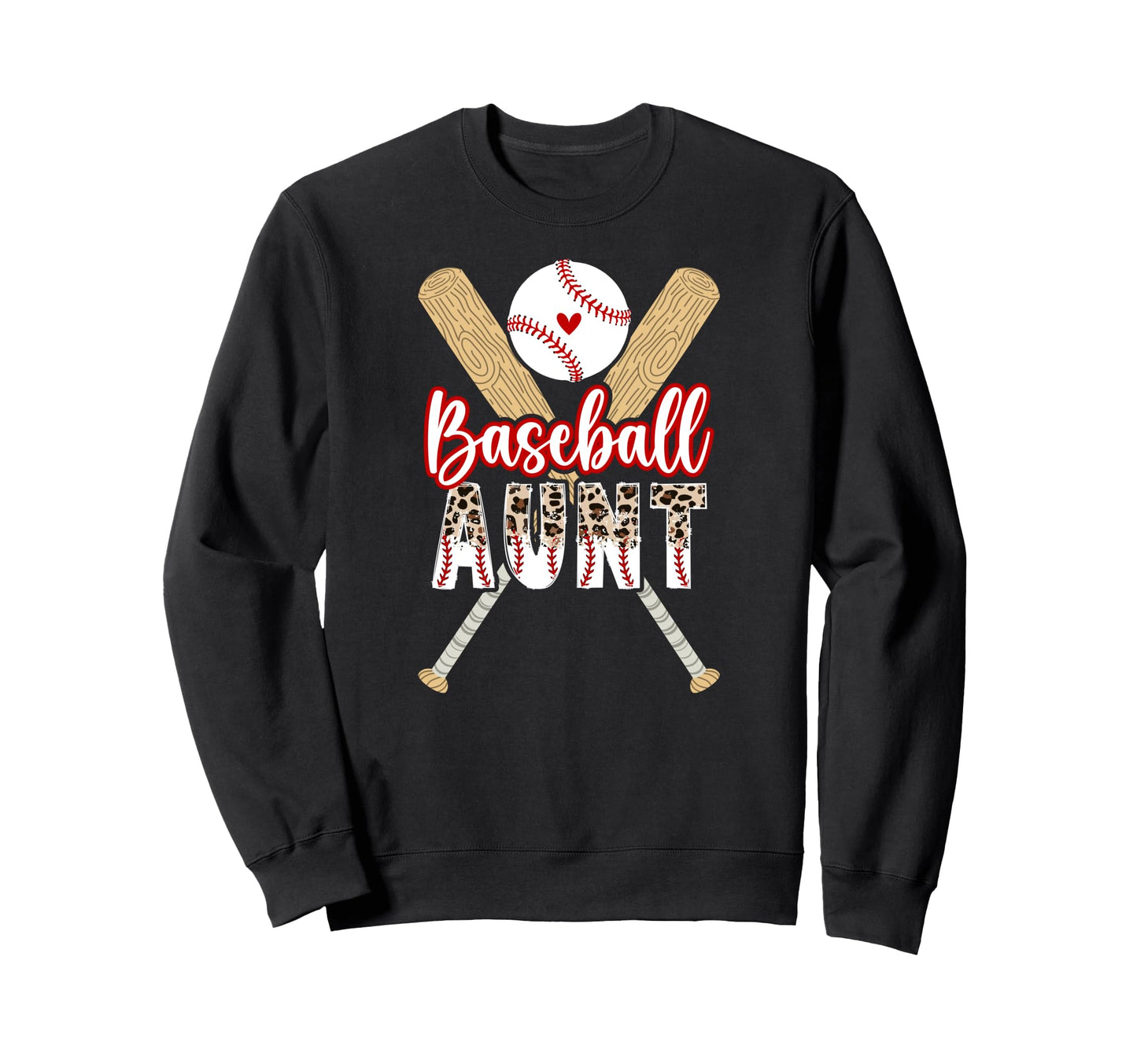 Baseball Aunt Baseball Player Sweatshirt - Casual Everyday Wear for Adults - T-Shirt, Sweatshirt, Hoodie