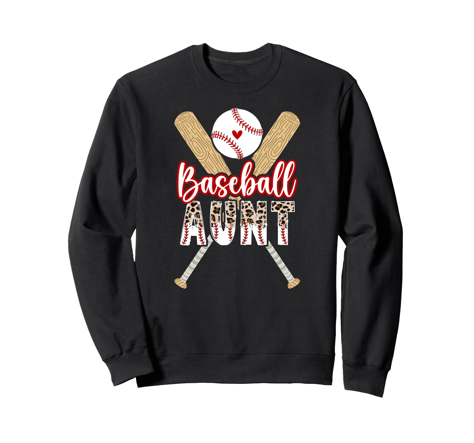 Baseball Aunt Baseball Player Sweatshirt - Casual Everyday Wear for Adults - T-Shirt, Sweatshirt, Hoodie