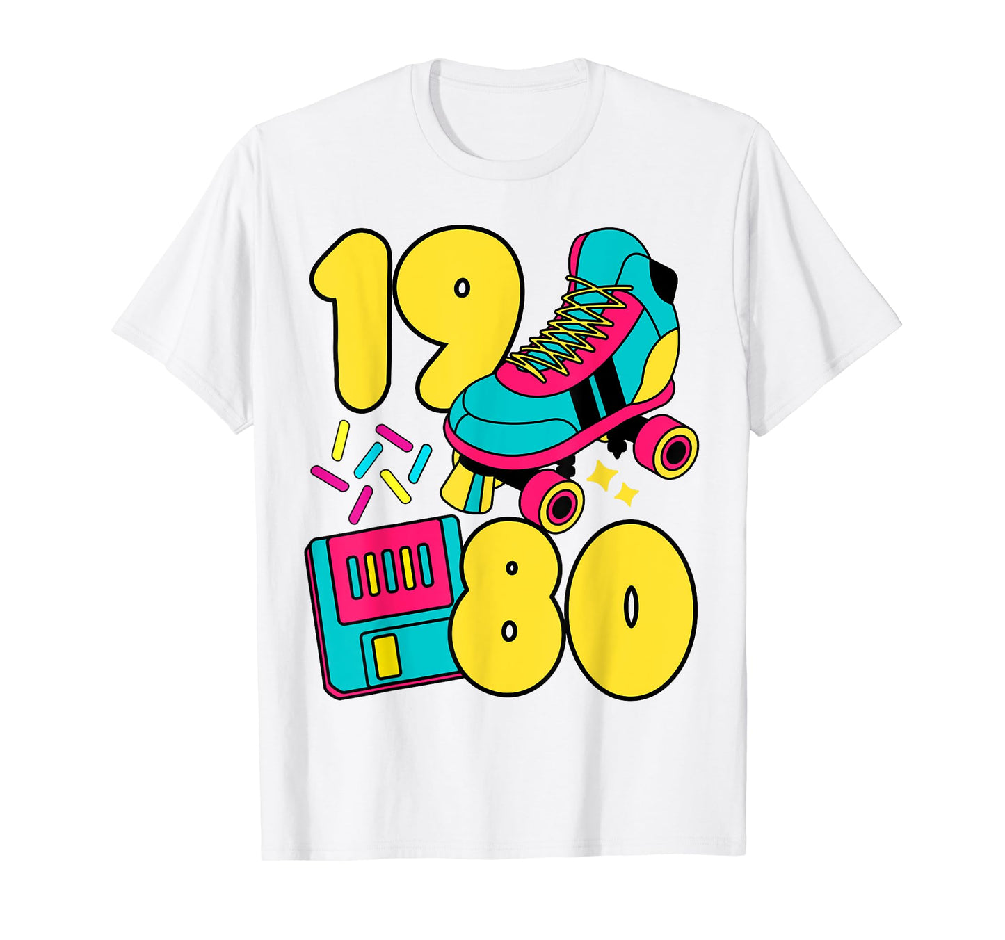 1980 Slow Tec 80S Candy Roller T-Shirt - Casual Everyday Wear Men Women - T-Shirt, Sweatshirt, Hoodie