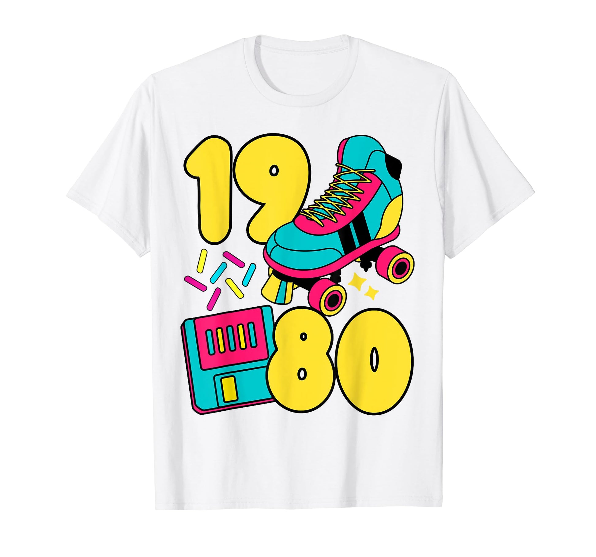 1980 Slow Tec 80S Candy Roller T-Shirt - Casual Everyday Wear Men Women - T-Shirt, Sweatshirt, Hoodie