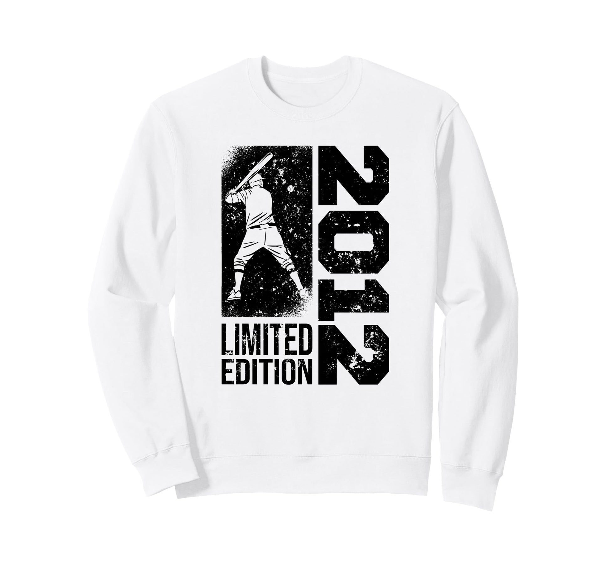 Baseball Player Born 2012 Sweatshirt - Casual Everyday Wear for Adults - T-Shirt, Sweatshirt, Hoodie