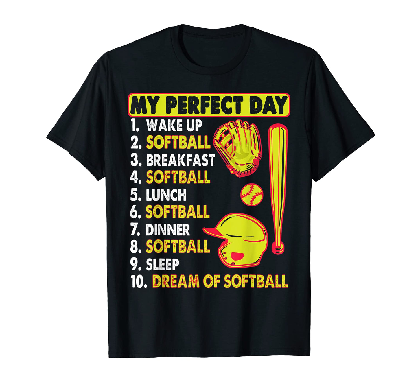 Funny Softball Player Who Love Softball T-Shirt - Aesthetic Graphic Unisex - T-Shirt, Sweatshirt, Hoodie