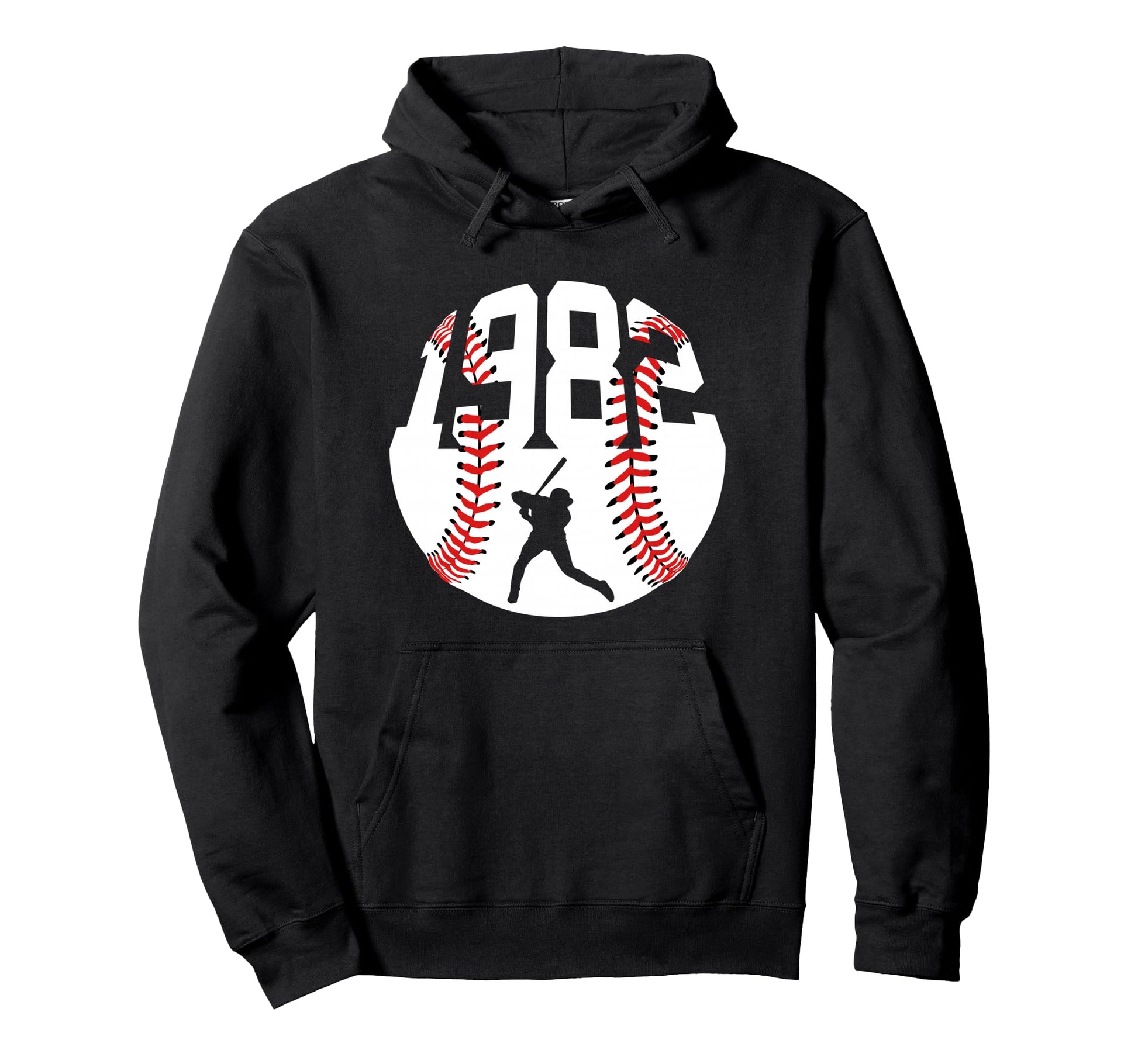 1982 Baseball 44Th Birthday Hoodie - Streetwear Style for Adults - T-Shirt, Sweatshirt, Hoodie