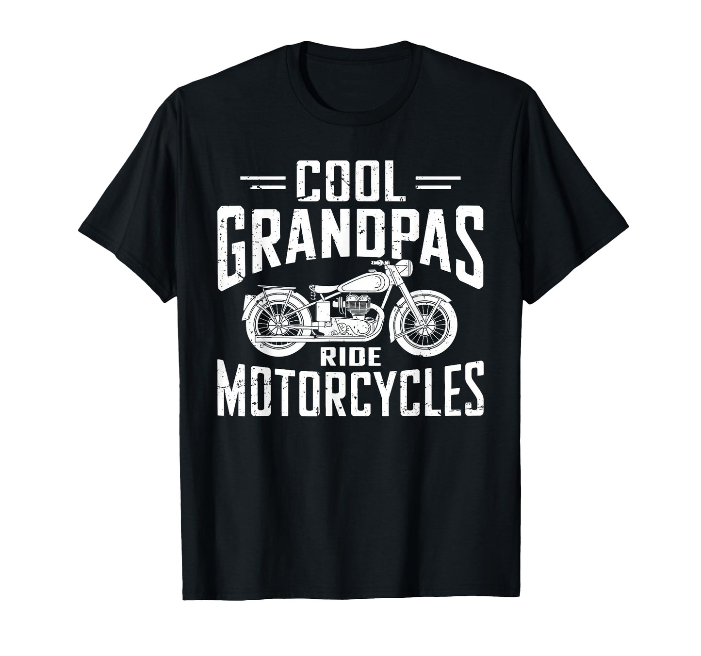 Grandpas Ride Motorcycles Funny T-Shirt - Custom Art Print for Adults - T-Shirt, Sweatshirt, Hoodie