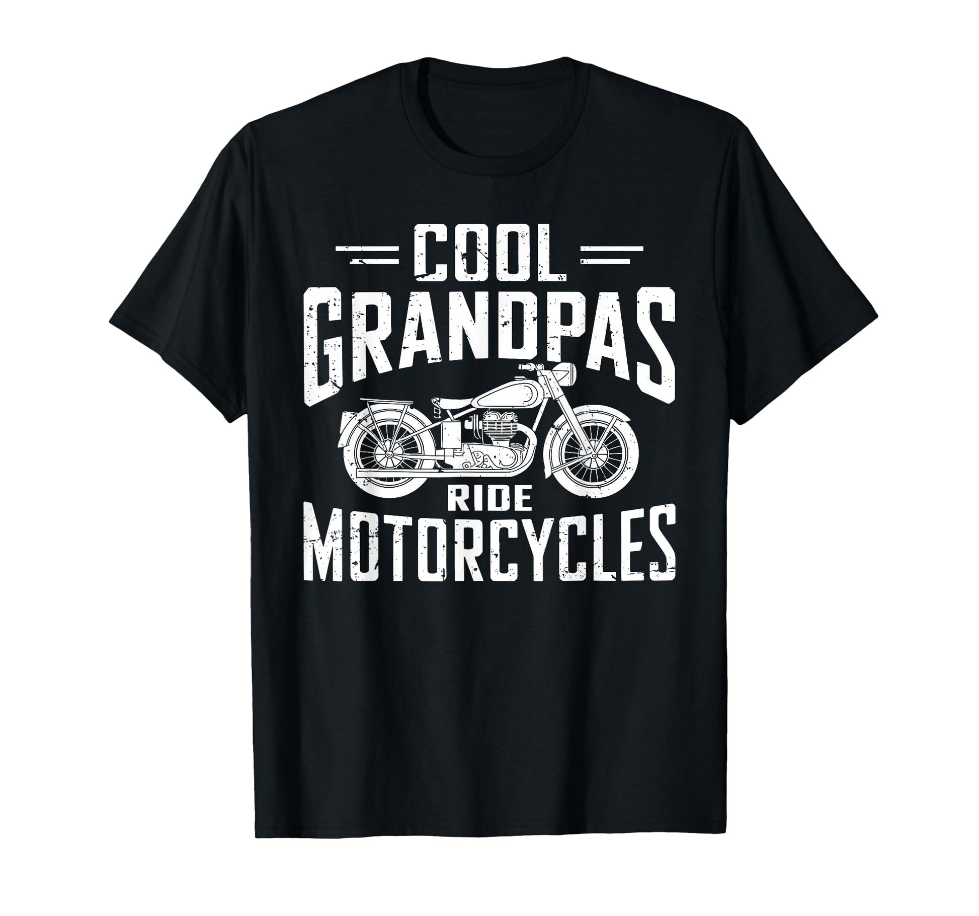 Grandpas Ride Motorcycles Funny T-Shirt - Custom Art Print for Adults - T-Shirt, Sweatshirt, Hoodie