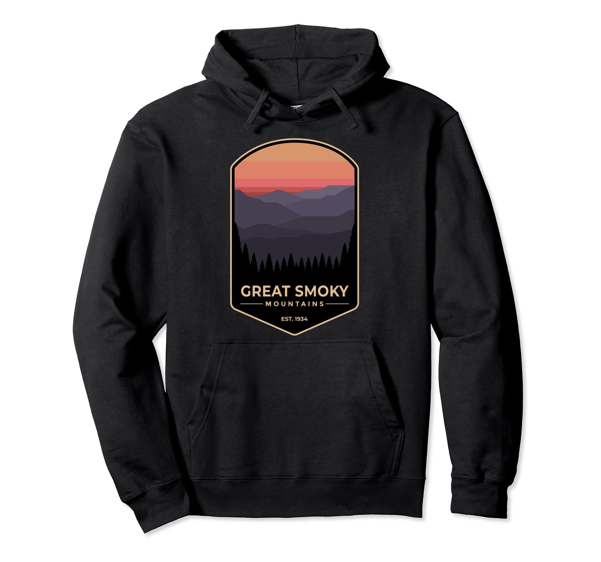 Great Smoky Mountains National Park Gift Hoodie - Unique Graphic Unisex - T-Shirt, Sweatshirt, Hoodie