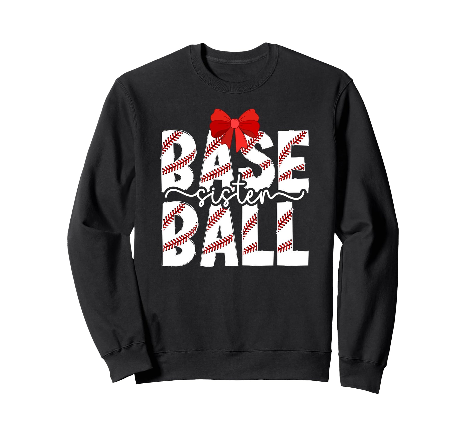 Baseball Sister Coquette Baseball Sweatshirt - Trendy Graphic Unisex - T-Shirt, Sweatshirt, Hoodie