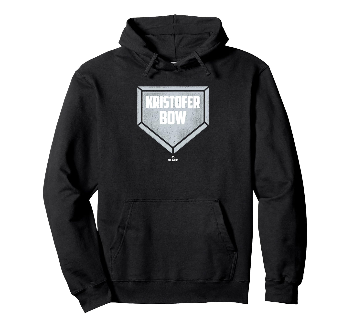 Home Plate Gameday Kristofer Bow Hoodie - Minimalist Print Men Women - T-Shirt, Sweatshirt, Hoodie