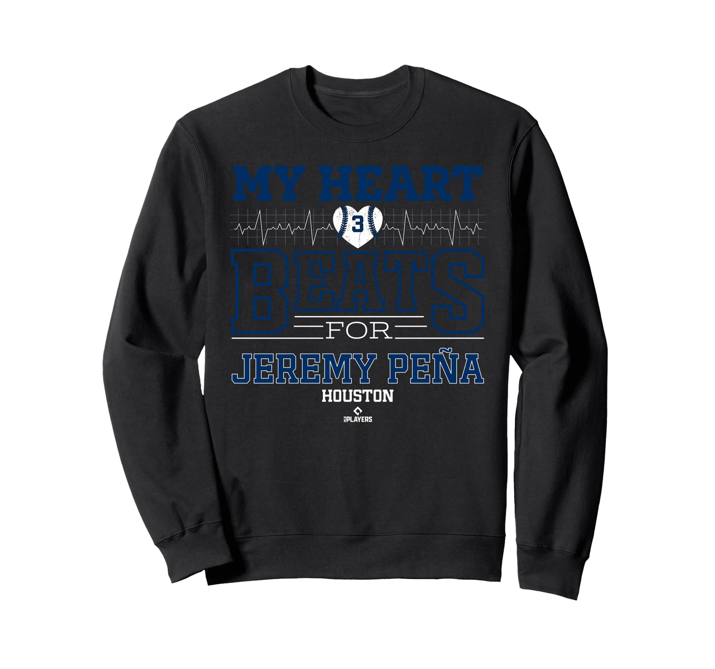My Heart Beats Jeremy Pe Houston Sweatshirt - Novelty Apparel Men Women - T-Shirt, Sweatshirt, Hoodie