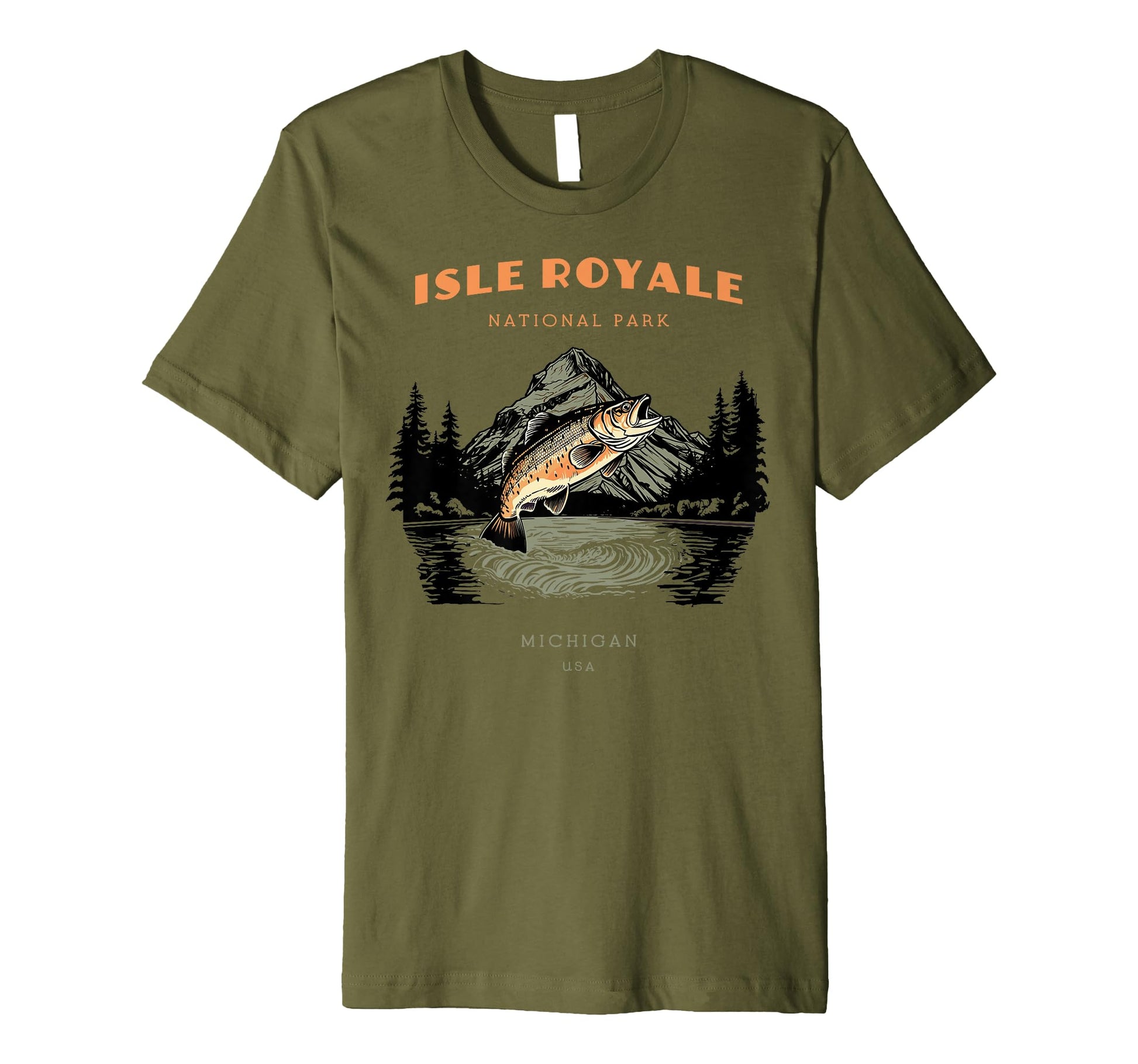 Isle Royale National Park Michigan T-Shirt - Trendy Graphic Unisex - T-Shirt, Sweatshirt, Hoodie