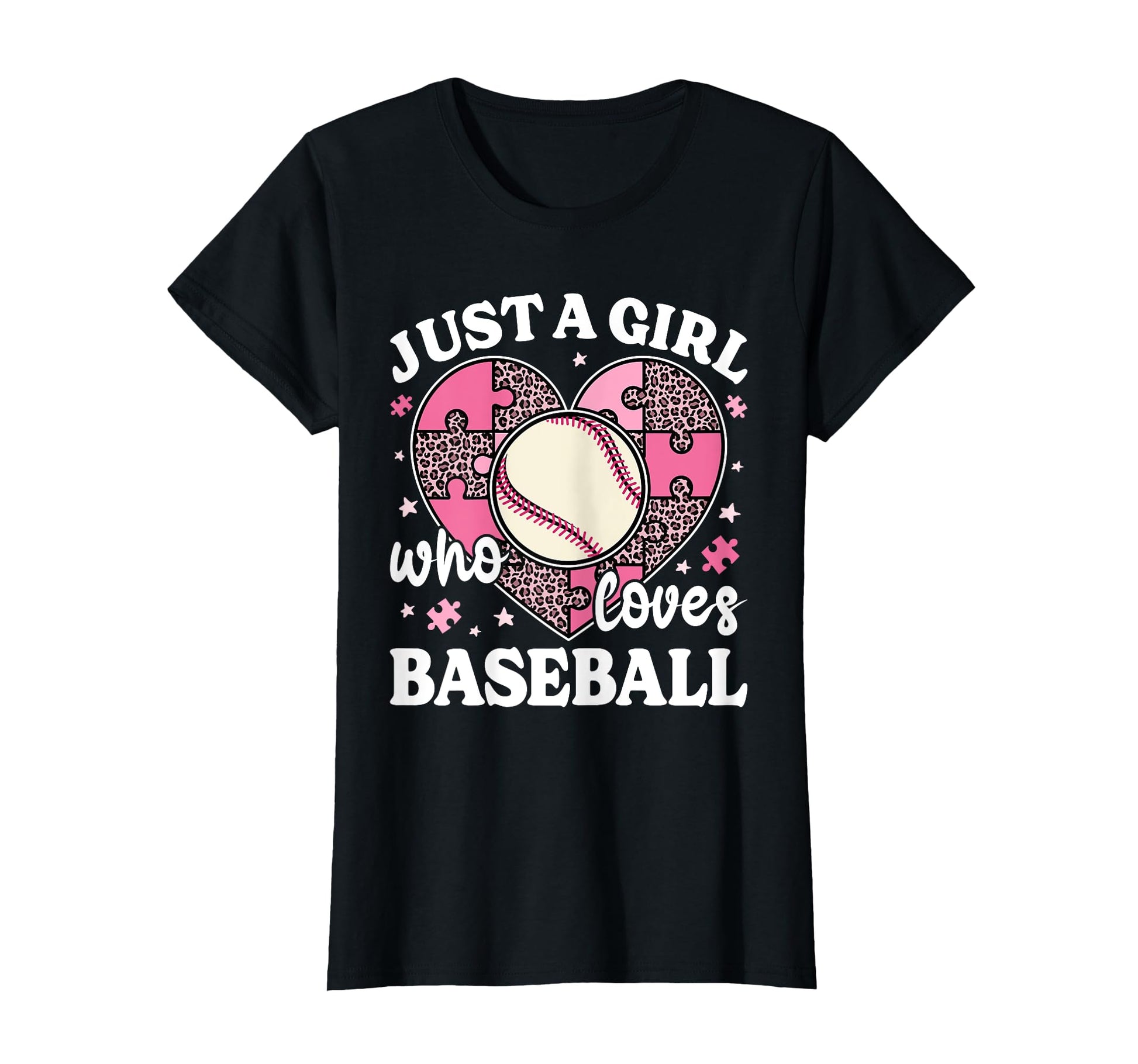 Just Who Loves Baseball Leopard Baseball T-Shirt - Custom Art Print Unisex - T-Shirt, Sweatshirt, Hoodie